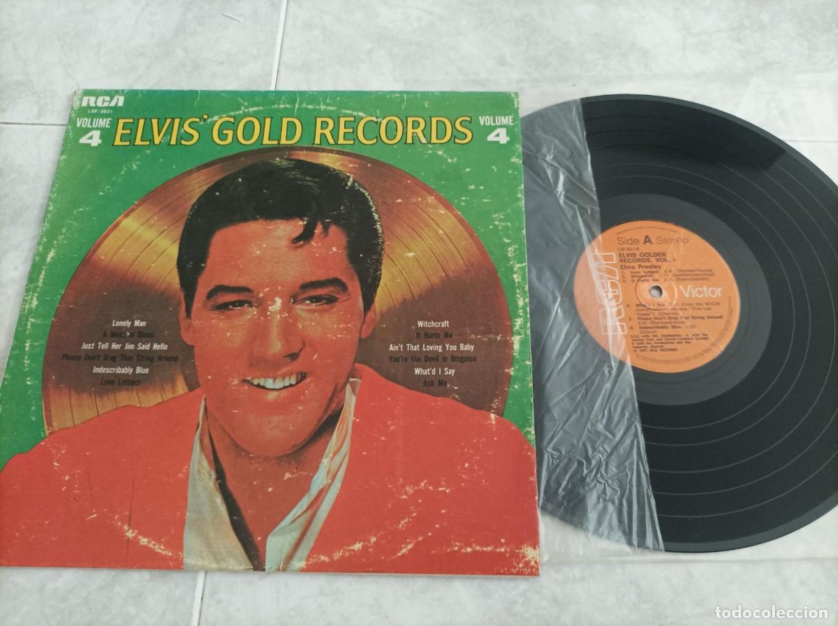 Discos de vinilo: Elvis gold records volume 4 lp USA