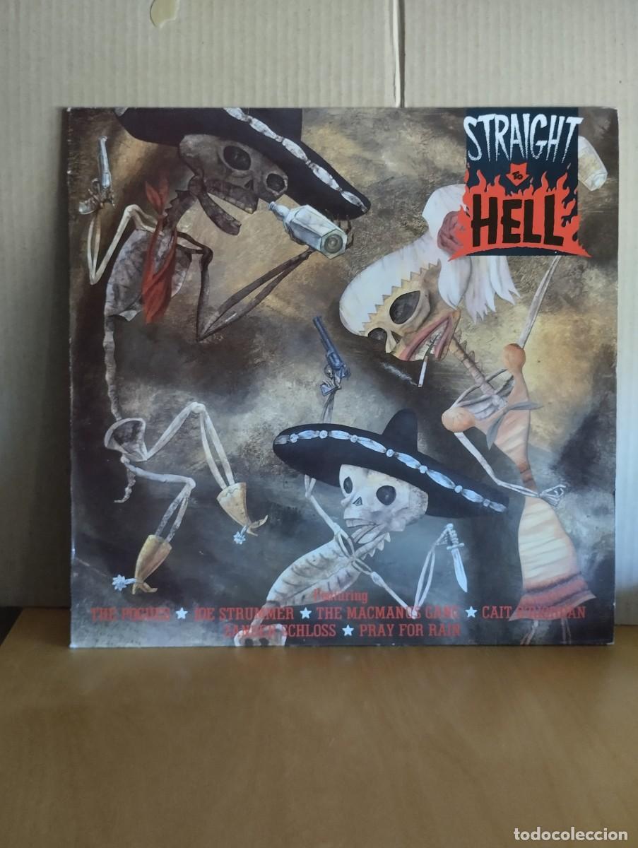 Discos de vinilo: B.S.O. ---- STRAIGHT TO HELL- POGUES,J.STRUMMER,PRAY FOR RAIN,THE MCMANUS GANG.....