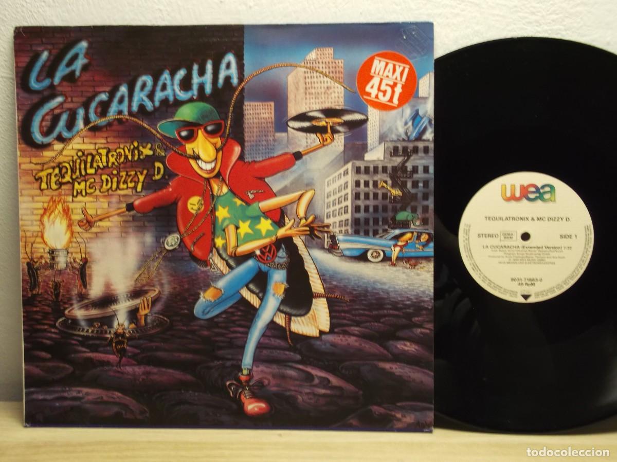 Discos de vinilo: La Cucaracha -MAXI 12&rdquo; Single, Importaci&oacute;n Tequilatronix & MC Dizzy D
