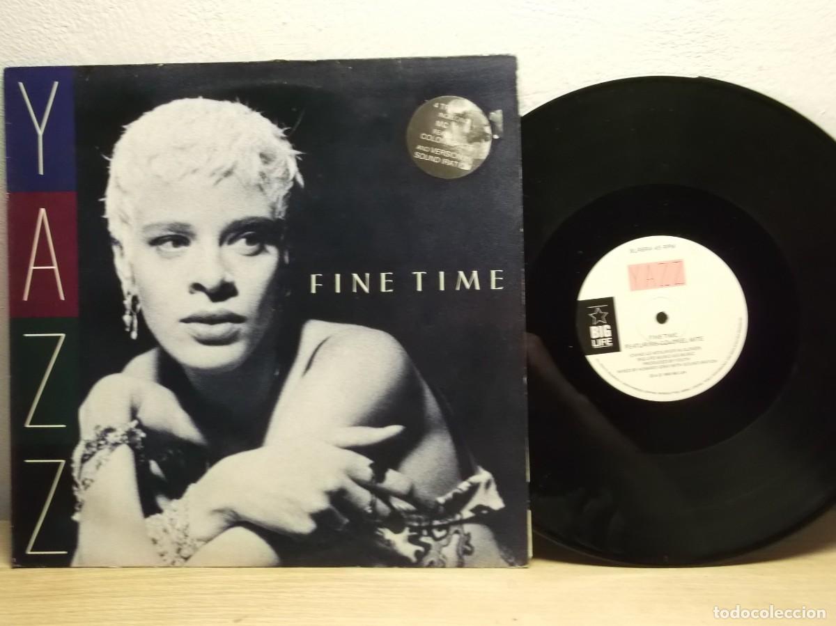 Discos de vinilo: Yazz &ndash; Fine Time MAXI 12&rdquo; Single 45 RPM