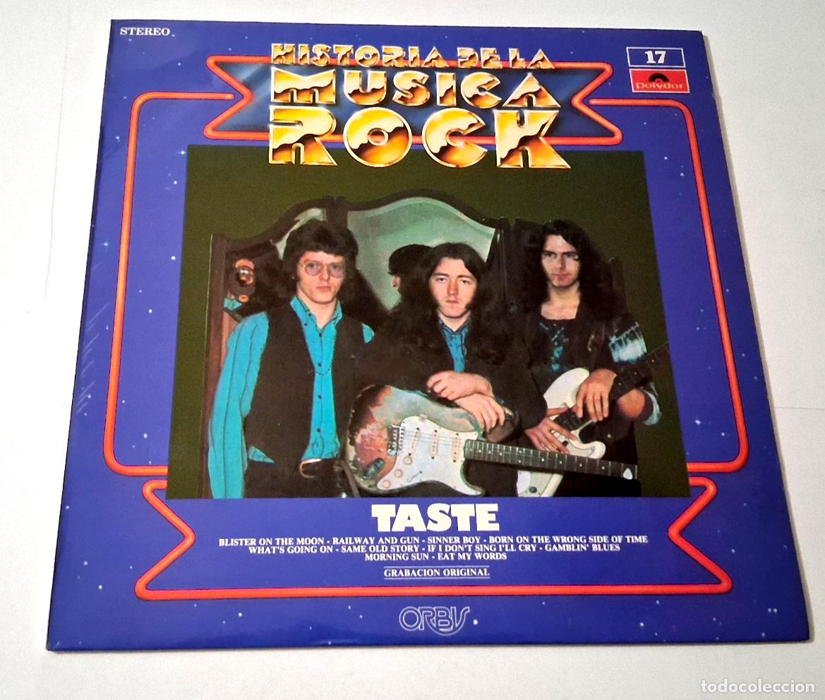 Discos de vinilo: TASTE &rdquo;HISTORIA DE LA MUSICA ROCK&rdquo; LP VINYL 12&rdquo; VG/MBE VG/MBE