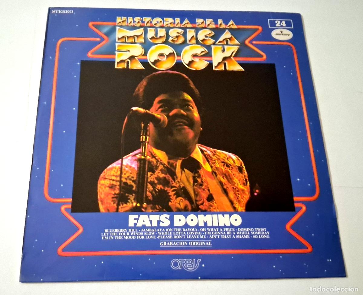 Discos de vinilo: FATS DOMINO &rdquo;HISTORIA DE LA MUSICA ROCK&rdquo; LP VINYL 12&rdquo; VG/MBE VG/MBE