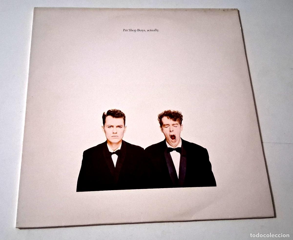 Discos de vinilo: PET SHOP BOYS &rdquo;ACTUALLY&rdquo; LP VINYL 12&rdquo; G/BE G/BE +ENCARTE