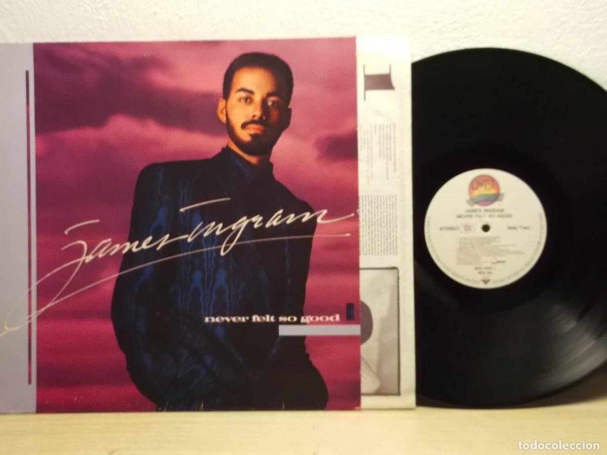 Discos de vinilo: James Ingram -Never felt so good (1986 USA) LP
