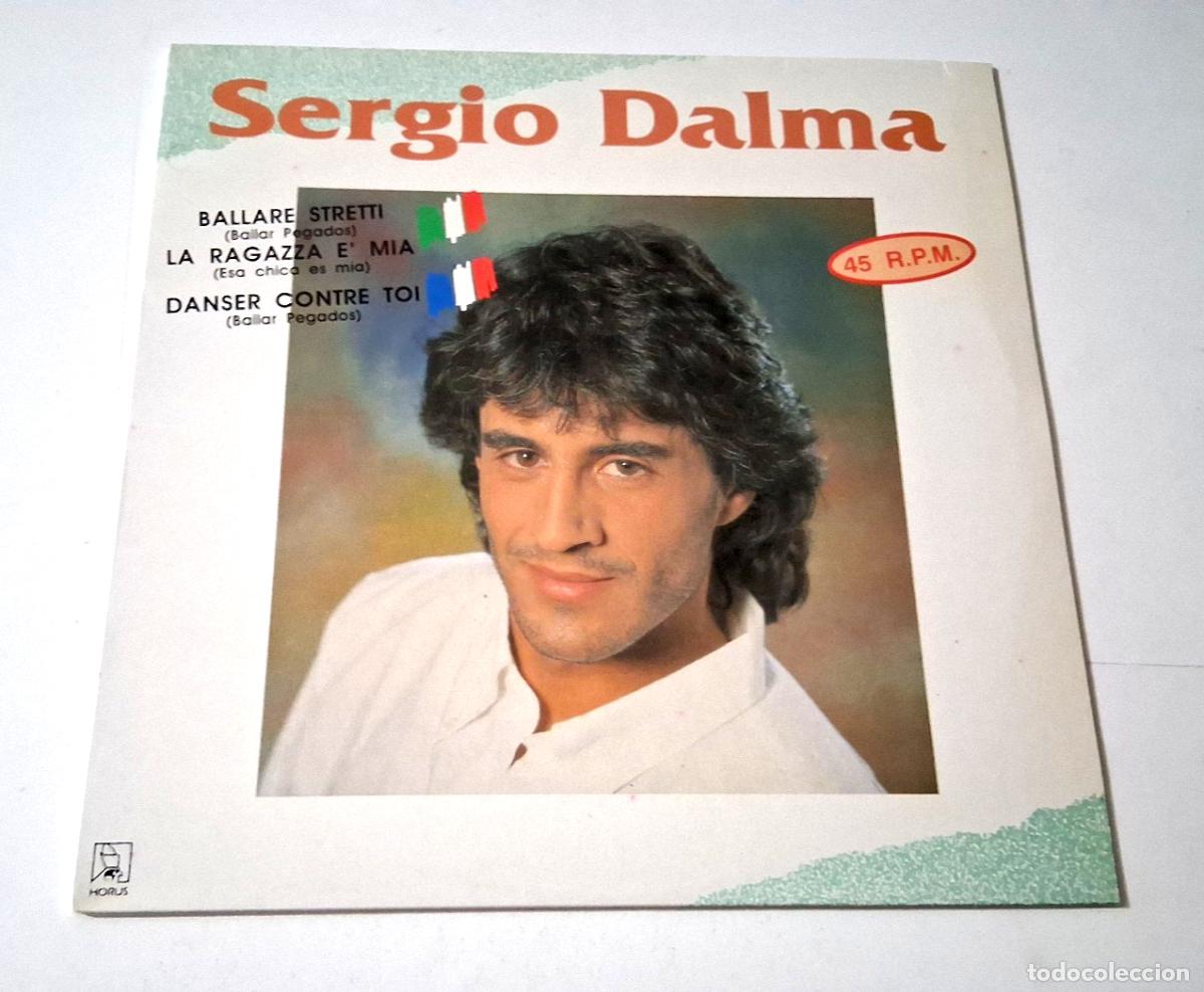 Discos de vinilo: SERGIO DALMA &rdquo;BALLARE STRETTI&rdquo; MAXI 12&rdquo; VINYL EX/EX VG/MBE