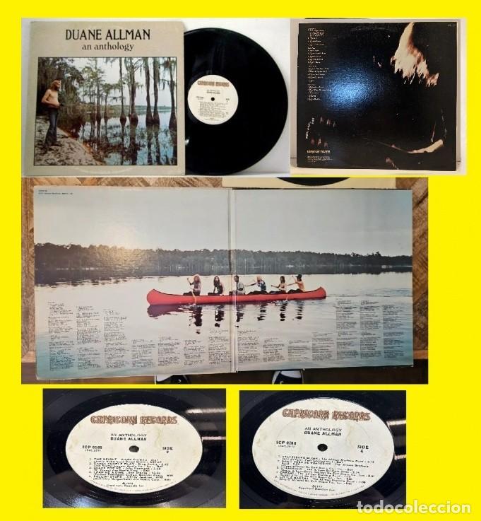 Discos de vinilo: ALLMAN BROTHERS BAND, DUANE ALLMAN AN ANTHOLOGY 72 INEDITOS - 2LP, SURE&Ntilde;O, ORG EDT USA !! EX