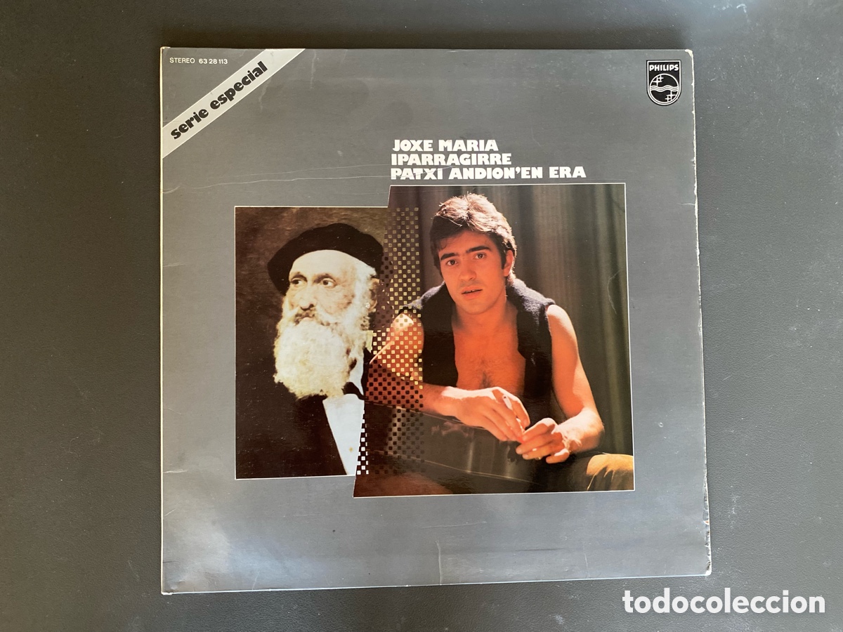 Vinyl-Schallplatten: LP PATXI ANDION - JOXE MARIA IPARRAGIRRE PATXI ANDION'EN ERA - PHILIPS 1973 - GATEFOLD CON ENCARTE