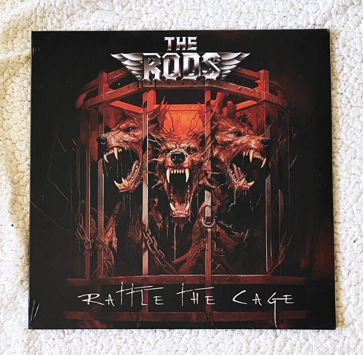 Discos de vinilo: THE RODS - RATTLE THE CAGE 12'' LP PRECINTADO - HEAVY METAL HARD ROCK