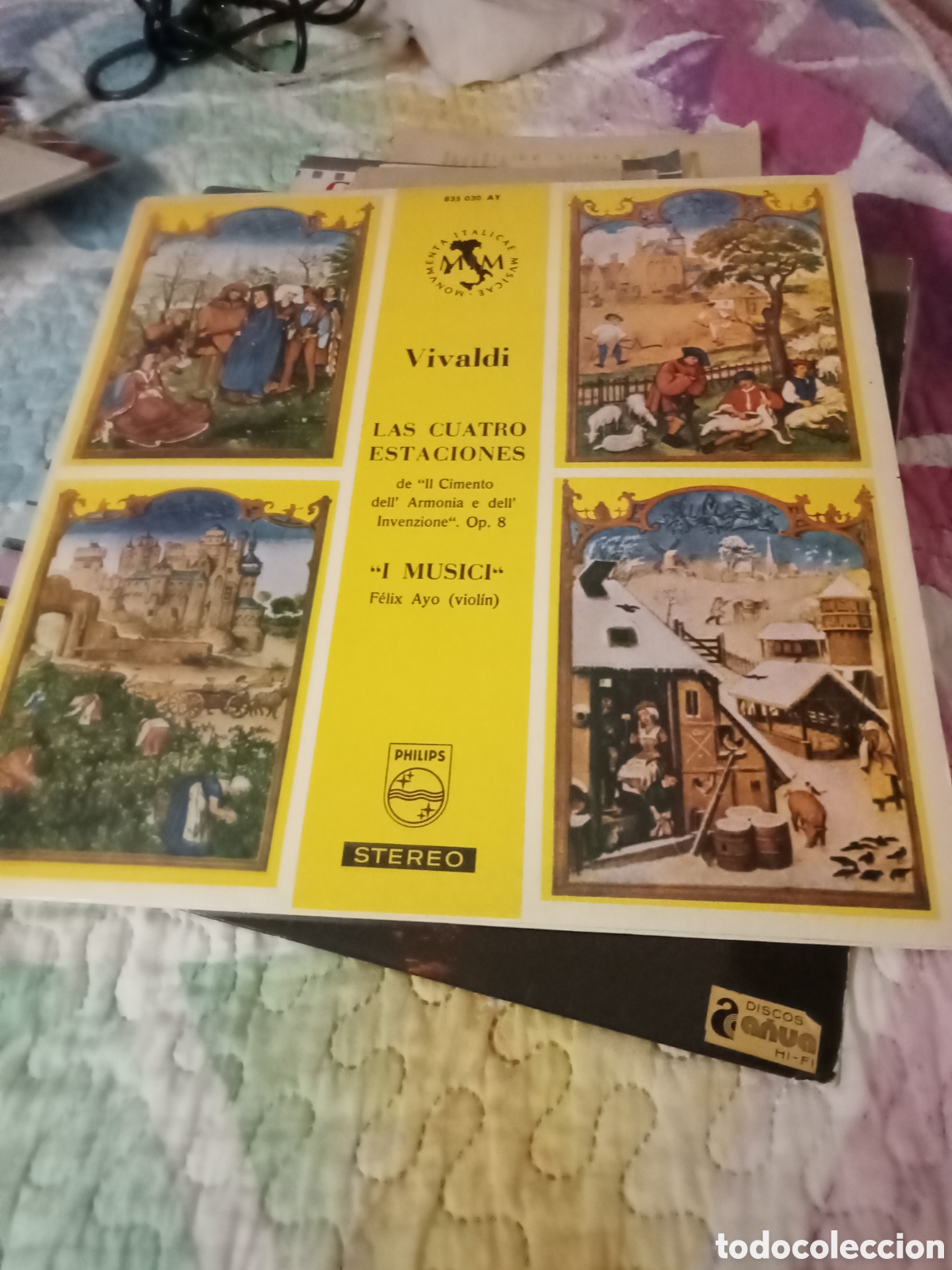 Discos de vinilo: Vivaldi las cuatro estaciones F&eacute;lix Ayo