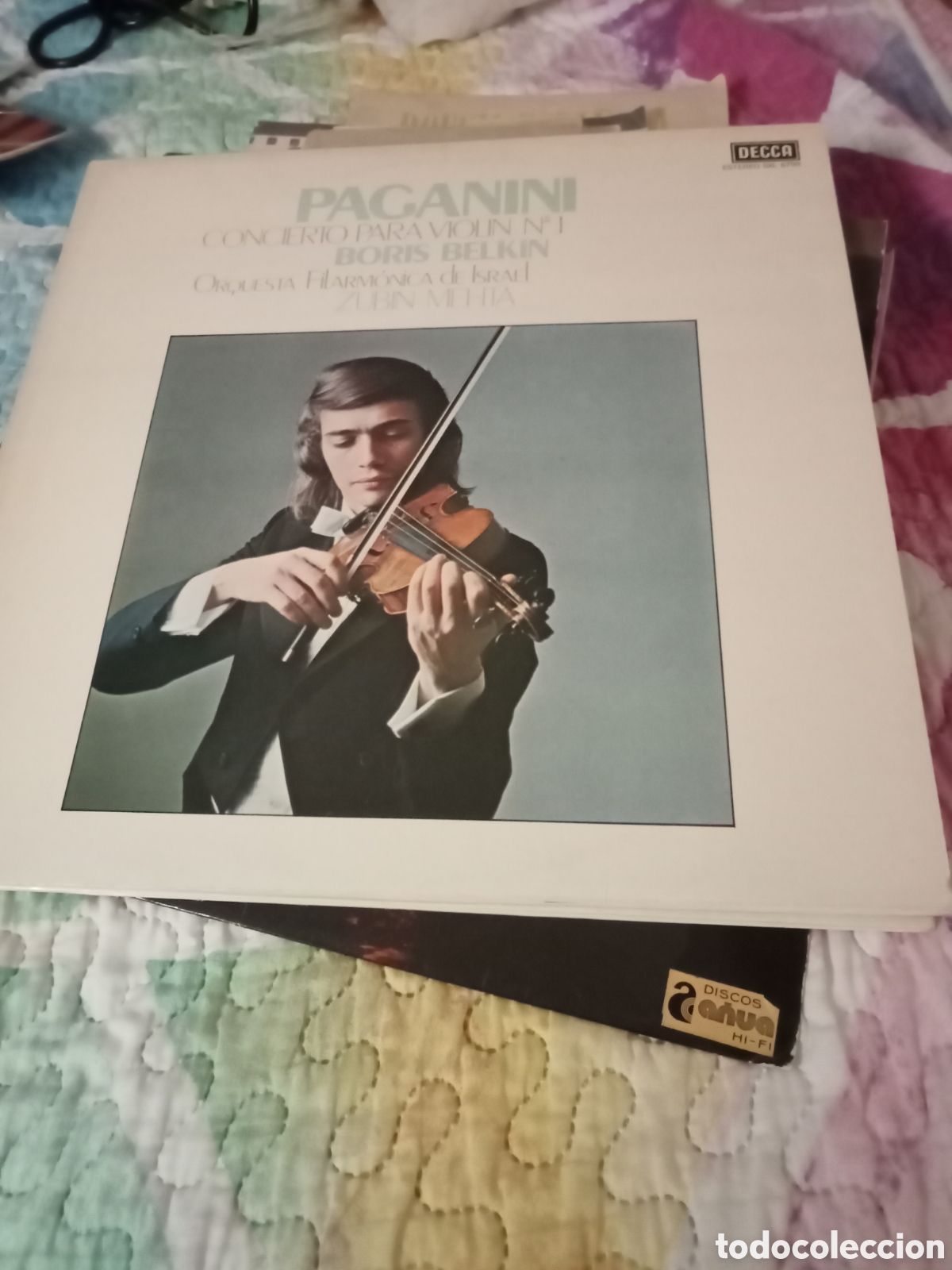 Discos de vinilo: Paganini concierto para viol&iacute;n 1