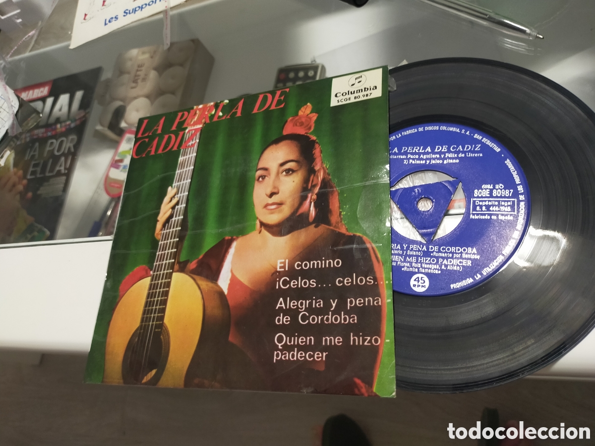 Discos de vinilo: La perla de C&aacute;diz ep el comino + 3 1965 rareza