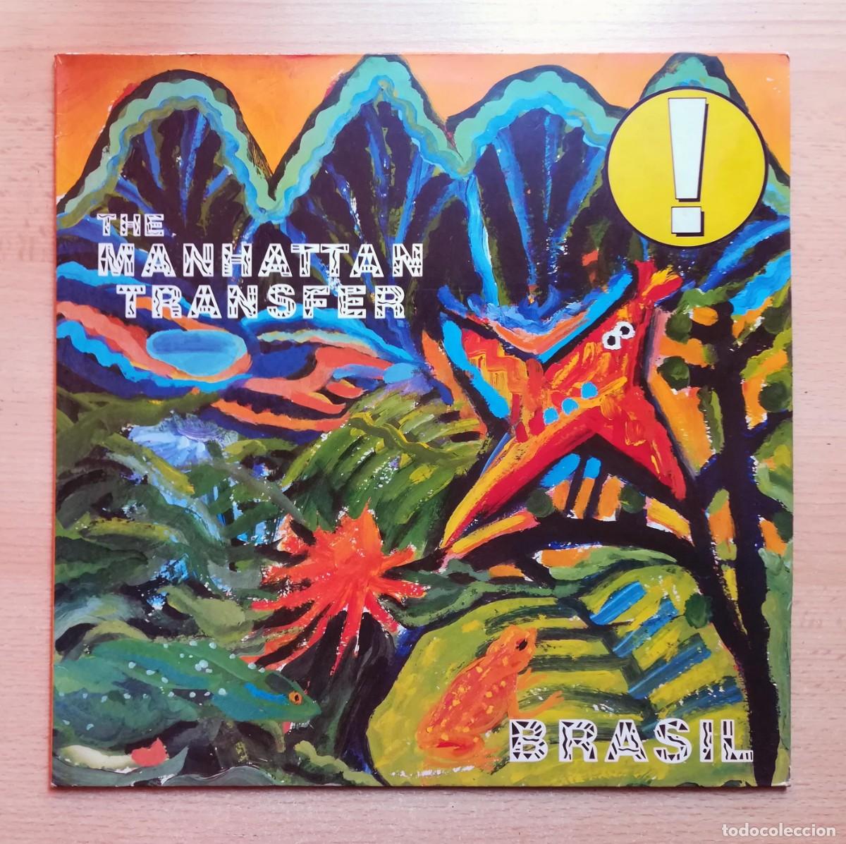 Discos de vinilo: The Manhattan Transfer - Brasil - Edici&oacute;n alemana 1987