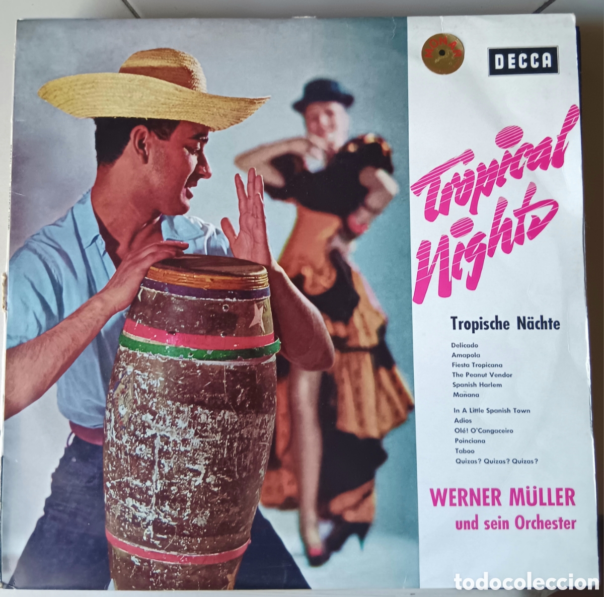 Discos de vinilo: MUSICA GOYO ● LP ● WERNER MULLER ● TROPICAL NIGHTS ● XX99 X0224 ●