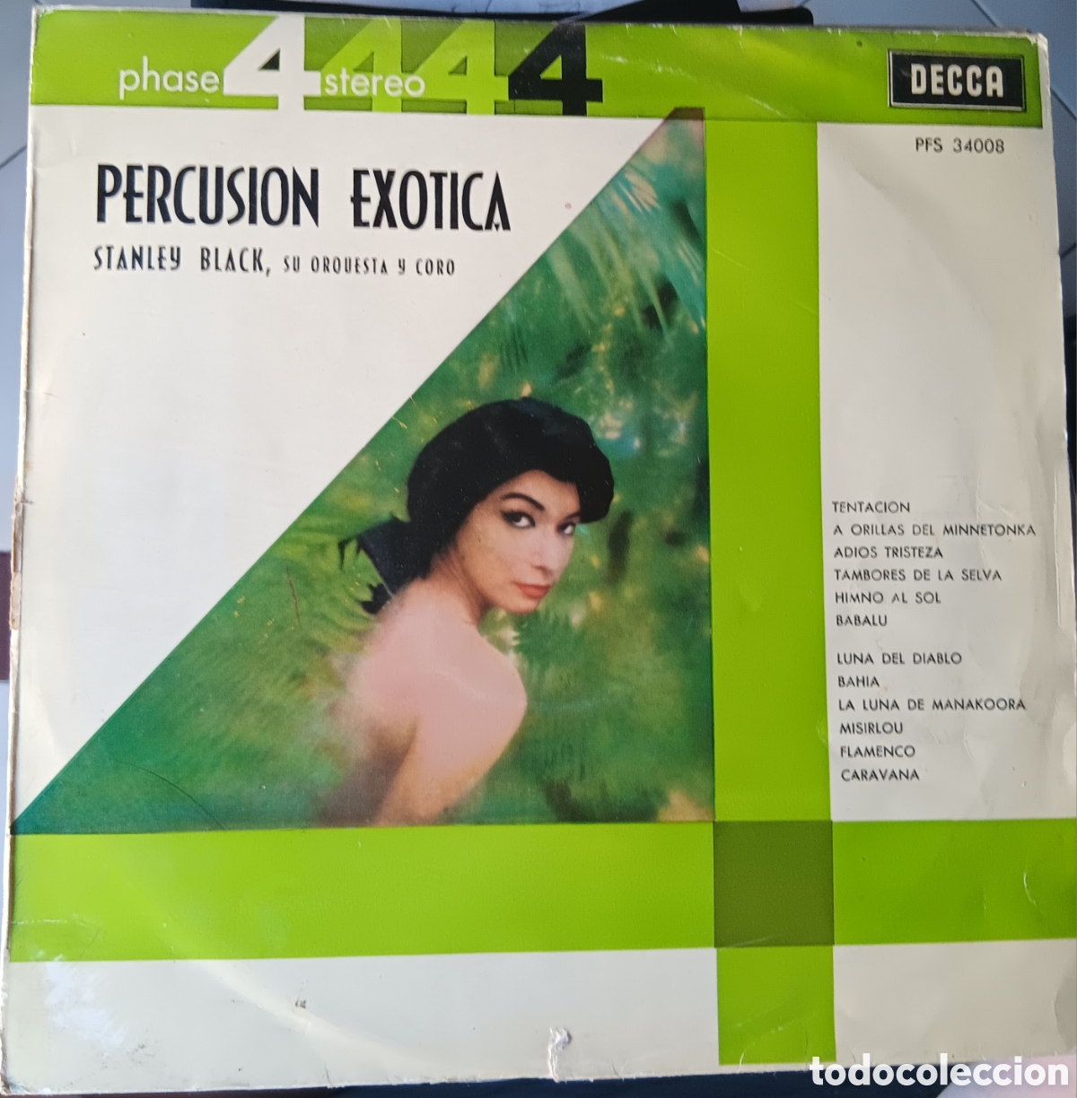 Discos de vinilo: MUSICA GOYO ● LP ● STANLEY BLACK ● PERCUSI&Oacute;N EX&Oacute;TICA ● AA99 X0224 ●