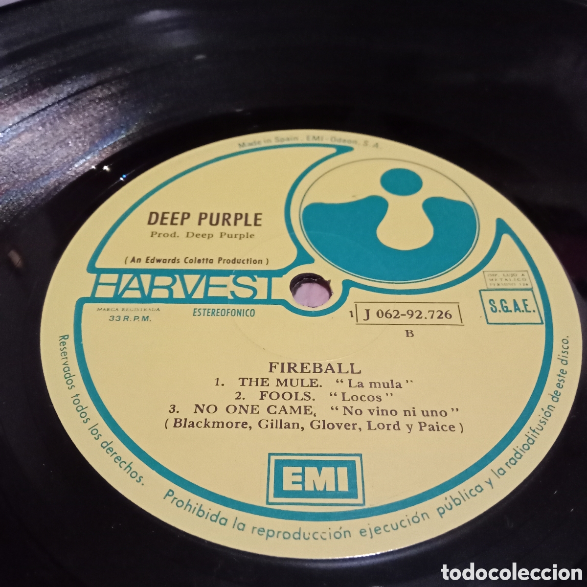 Discos de vinilo: DEEP PURPLE - FIREBALL - LP - Foto 5