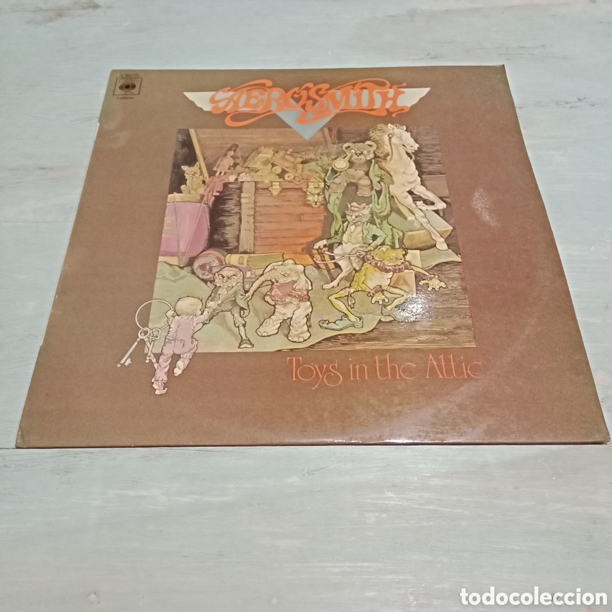 Discos de vinilo: AEROSMITH - TOYS IN THE ATTIC - LP + HOJA PROMOCIONAL