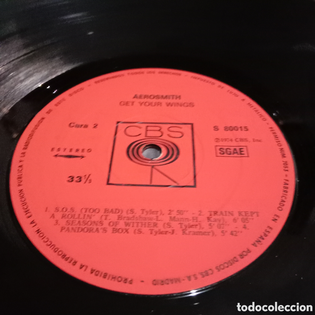 Discos de vinilo: AEROSMITH - GET YOUR WINGS - LP - Foto 5