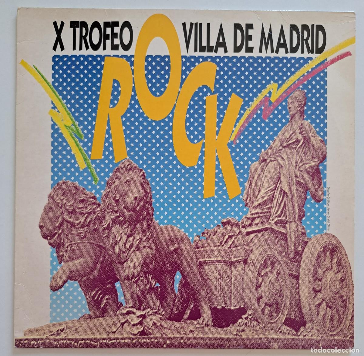 Discos de vinilo: X TROFEO VILLA DE MADRID ROCK (ESTURION) 1&ordm; ROCK - 1988