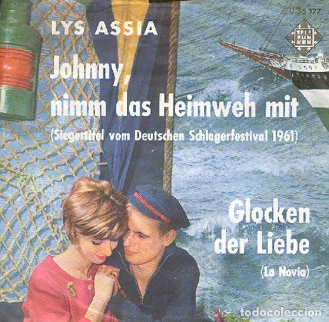 Discos de vinilo: Lys Asia - Glocken Der Liebe (La Novia) + 1 &ndash; TELEFUNKEN 55 377 (Ed. Alemana) &ndash; 1961