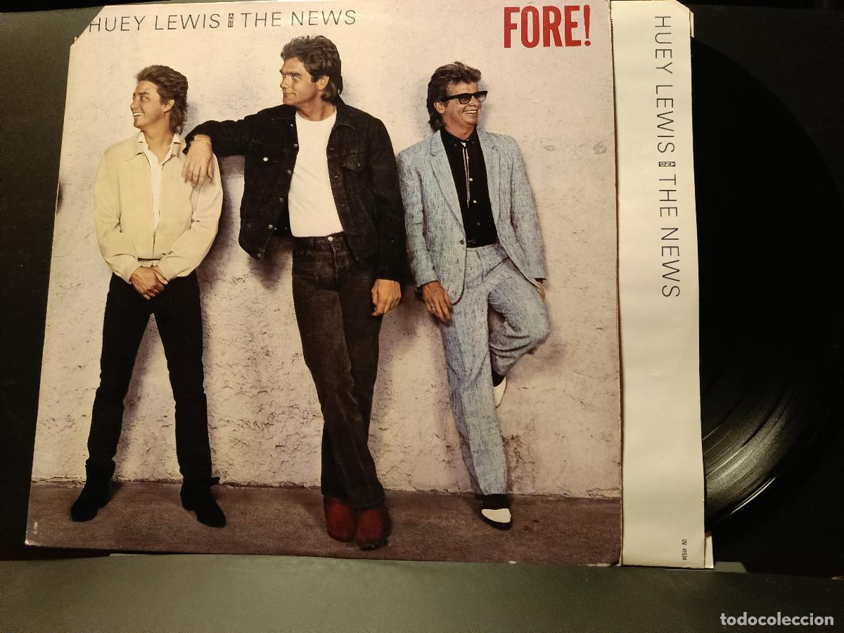 Discos de vinilo: HUEY LEWIS & THE NEWS fore LP USA 1985 PDELUXE