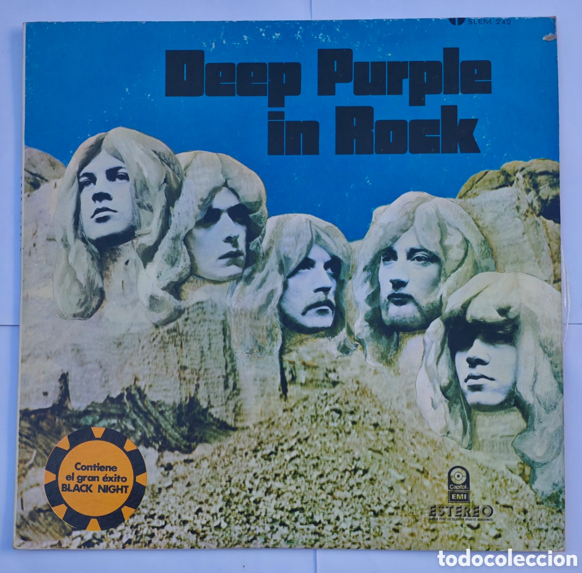 Discos de vinilo: LP Deep Purple - In Rock (Edici&oacute;n Original M&eacute;xico 1970) Incluye Black Night Traducido - EMI Capitol