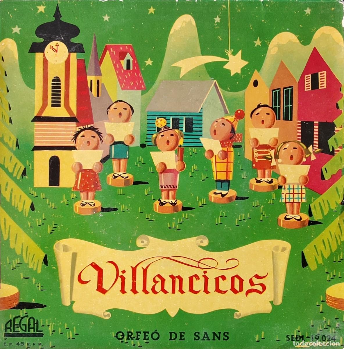 Discos de vinilo: Villancicos. Orfe&oacute; de Sans. Vinilo EP.