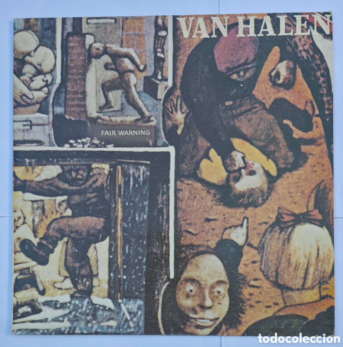 Discos de vinilo: LP Van Halen - Fair Warning (Edici&oacute;n Original Espa&ntilde;a 1982) S.G.A.E. - Warner Bros. / WEA
