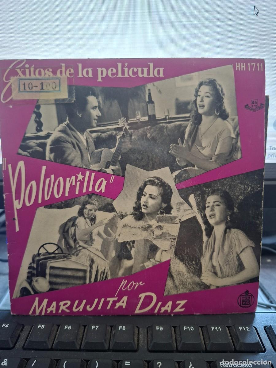 Discos de vinilo: MARUJITA DIAZ - EXITOS DE LA PELICULA POLVORILLA - EP DE VINILO - C-50
