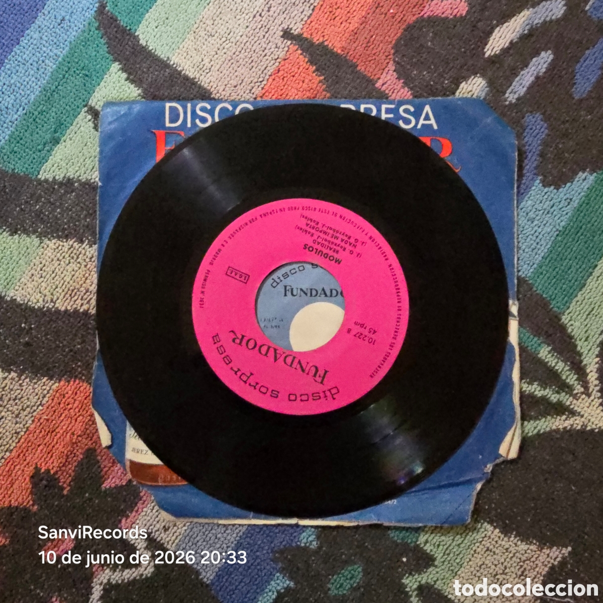 Discos de vinilo: [EP] MODULOS: TODO TIENE SU FIN (FUNDADOR, HISPAVOX) (1971)