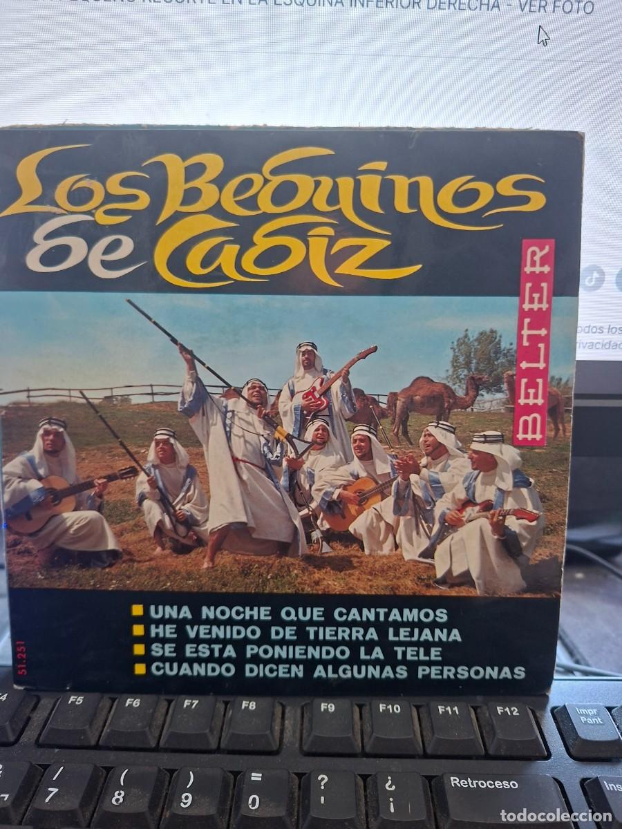 Discos de vinilo: LOS BEDUINOS DE CADIZ ( CHIRIGOTAS )- UNA NOCHE QUE CANTAMOS - EP DE VINILO - C-50