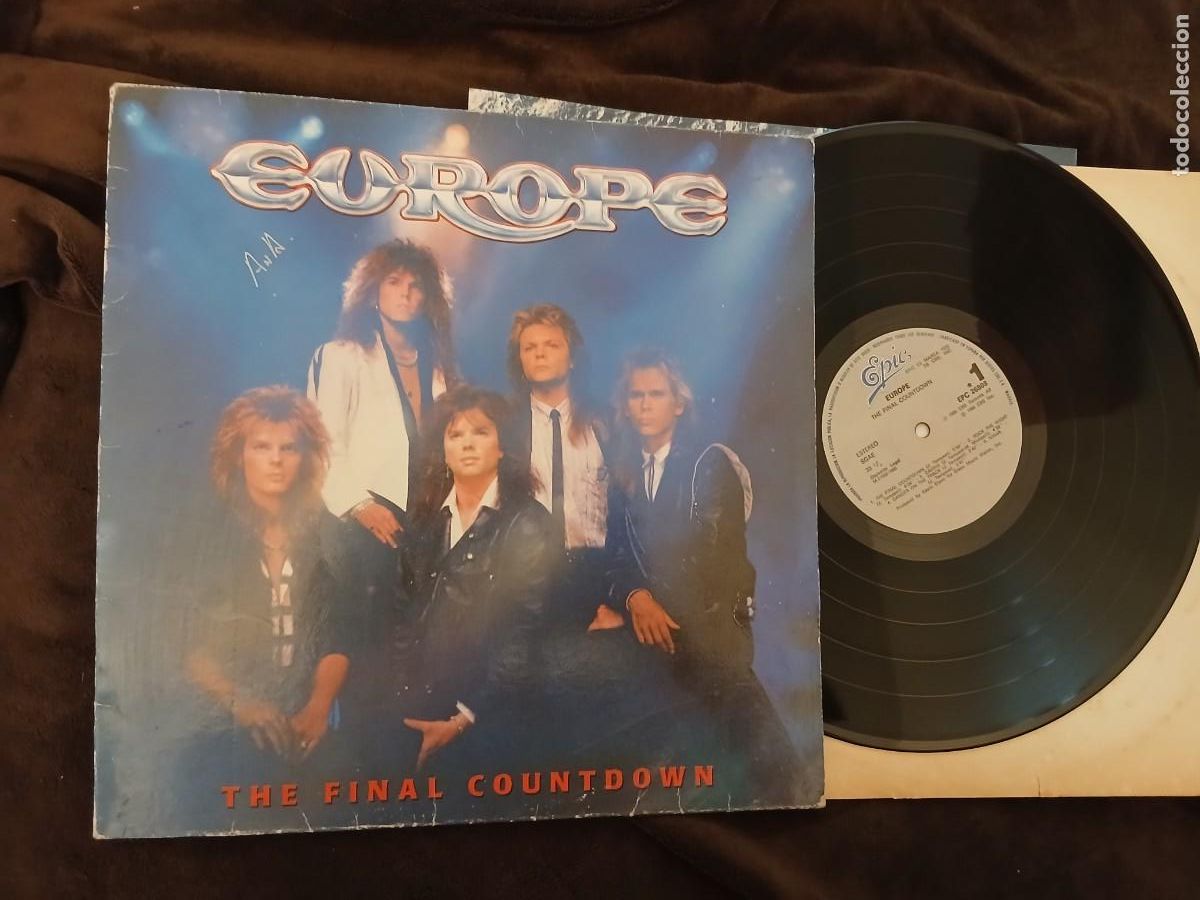 Vinyl-Schallplatten: EUROPE LP THE FINAL COUNTDOWN MADE IN SPAIN. 1986