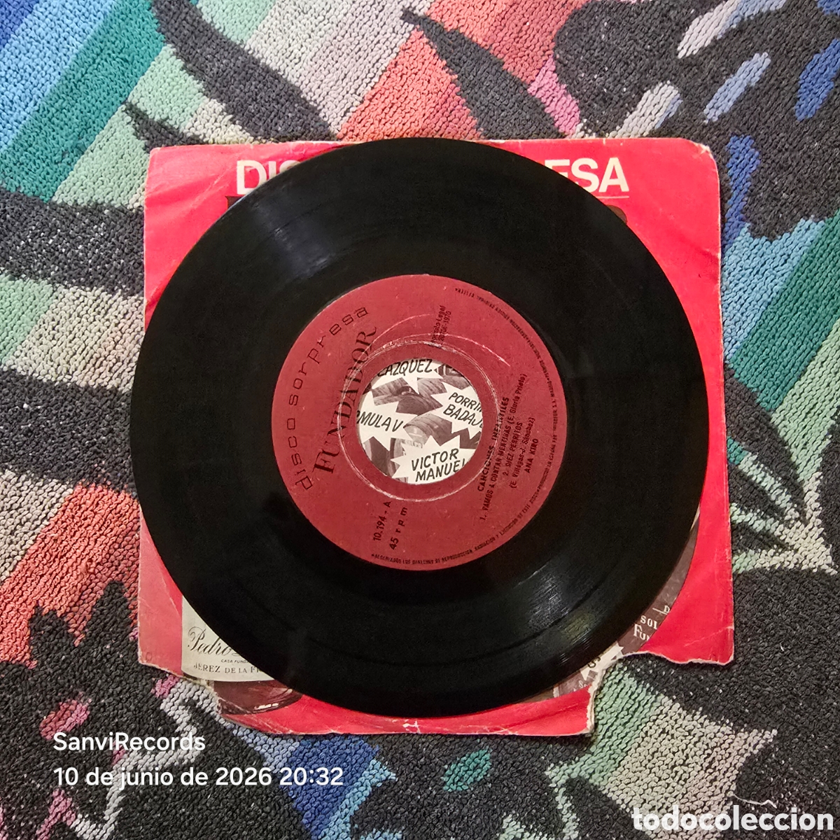 Discos de vinilo: [EP] ANA KIRO - SABRINA (FUNDADOR) (1970)