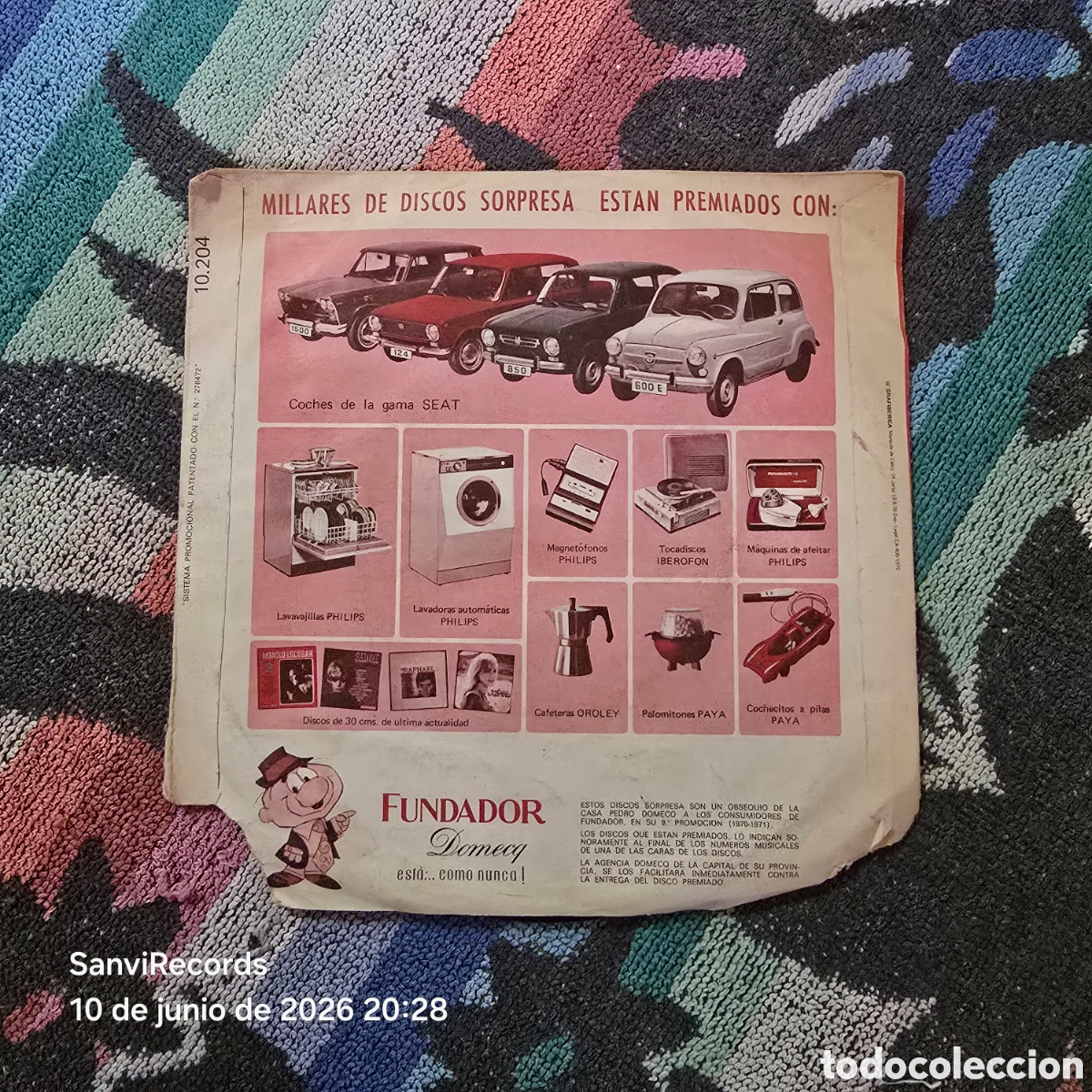 Discos de vinilo: [EP] LOS MISMOS: NUEVOS &Eacute;XITOS (FUNDADOR) (1970) - Foto 3