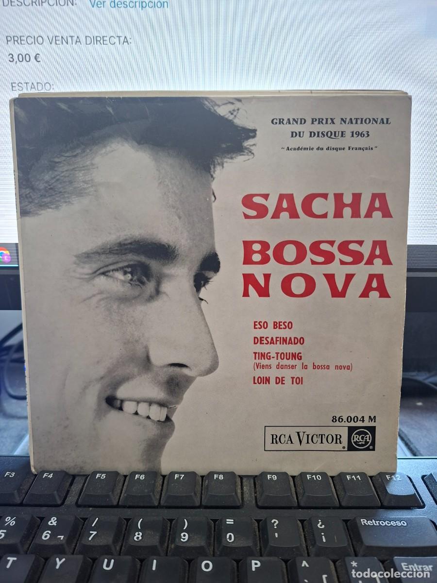 Discos de vinilo: SACHA DISTEL - BOSSA NOVA - EP DE VINILO EDICION FRANCESA - C-50