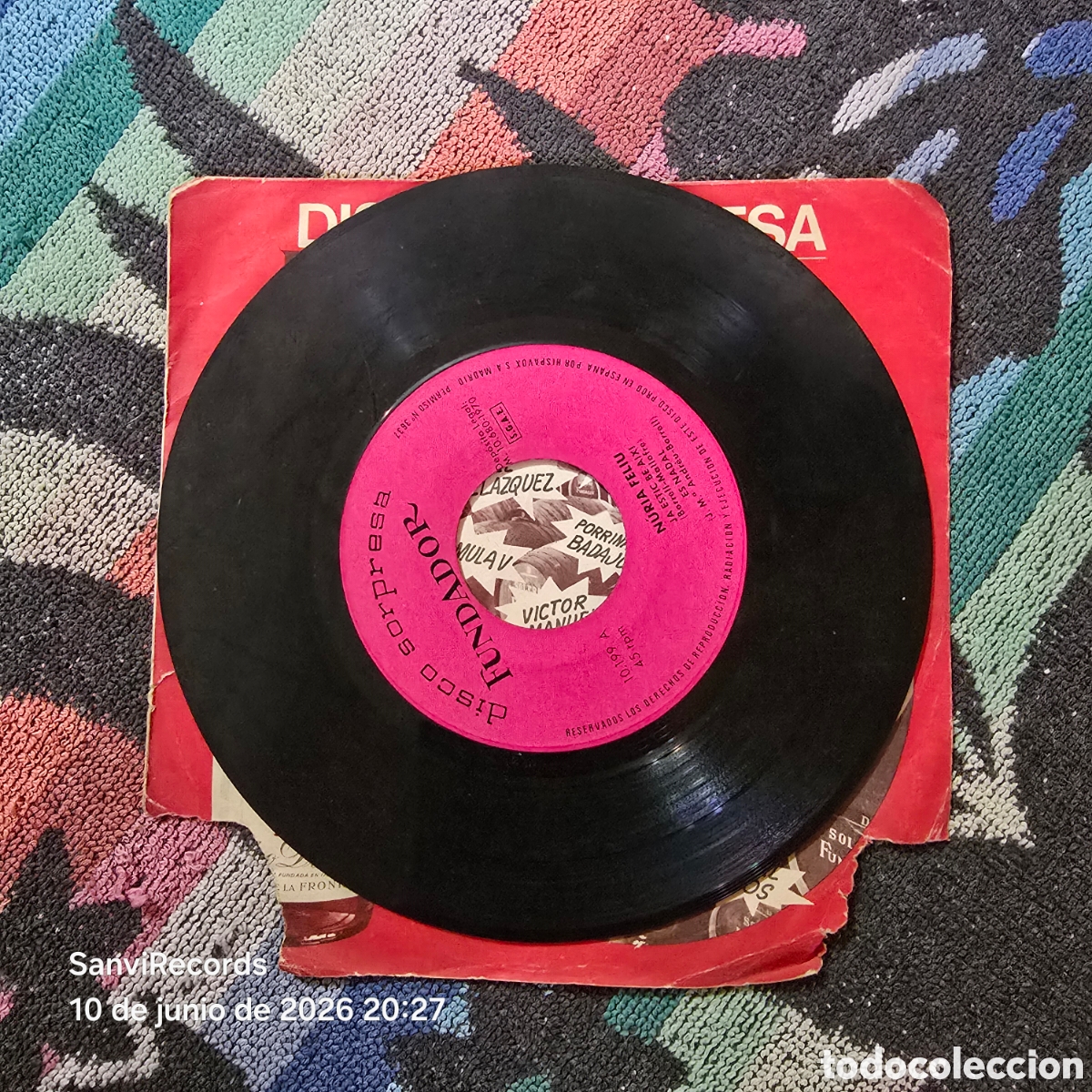 Discos de vinilo: [EP] N&Uacute;RIA FELIU: JA ESTIC B&Eacute;... (FUNDADOR) (1970)