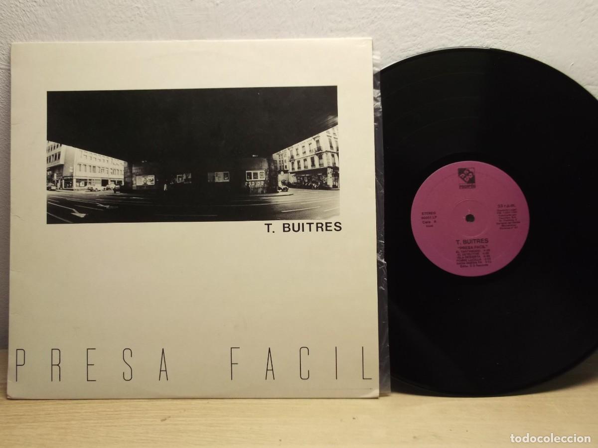 Discos de vinilo: T. Buitres &ndash; Presa Facil LP 1990