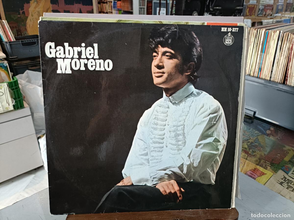 Discos de vinilo: Gabriel Moreno - Tangos, Taranta, Fandangos, Buler&iacute;as, ... - LP. sello Hispavox 1970