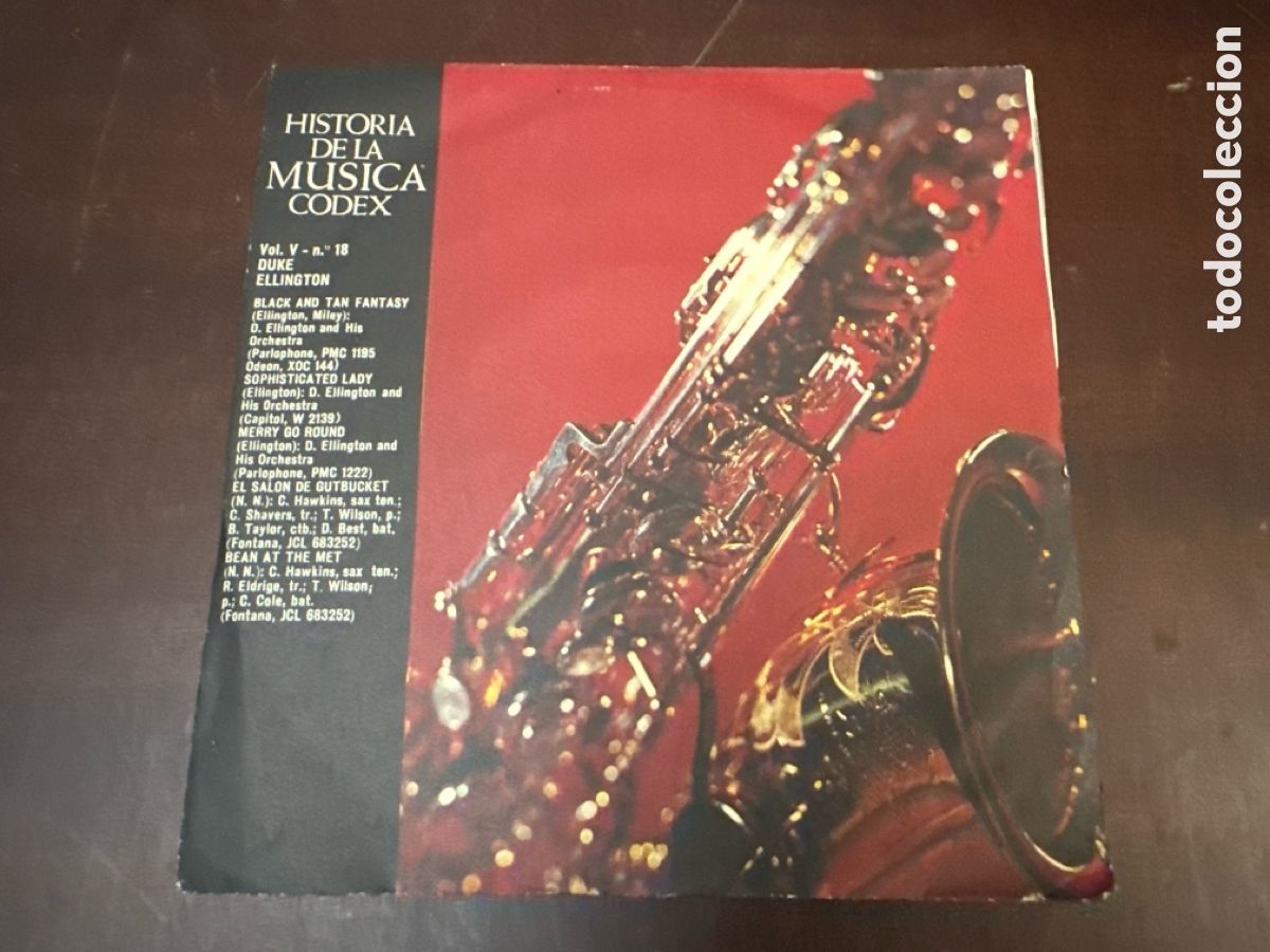 Discos de vinilo: HISTORIA DE LA MUSICA CODEX // 122 // DUKE ELLINGTON (JAZZ)