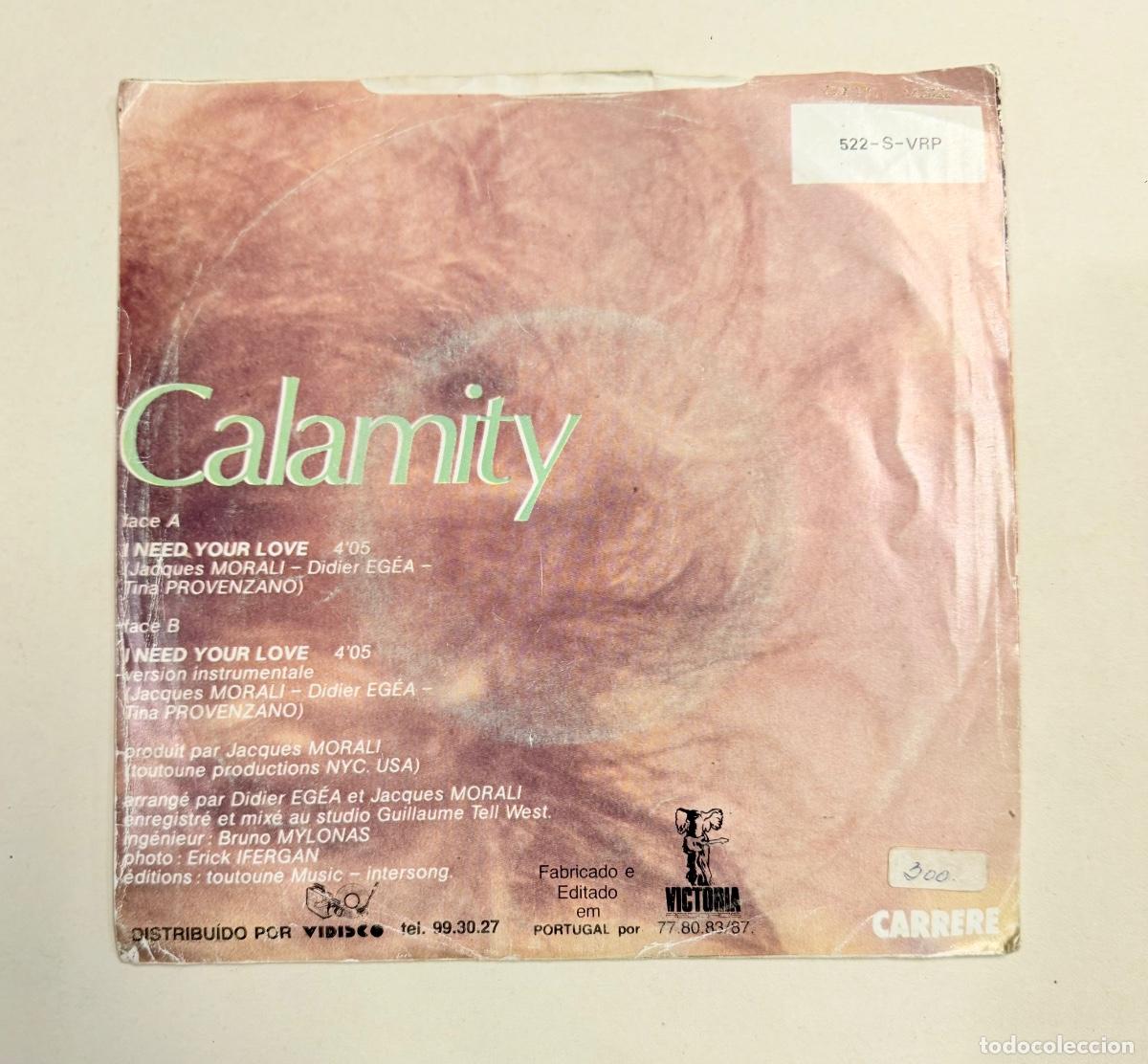 Discos de vinilo: Calamity - I need your love - Foto 2