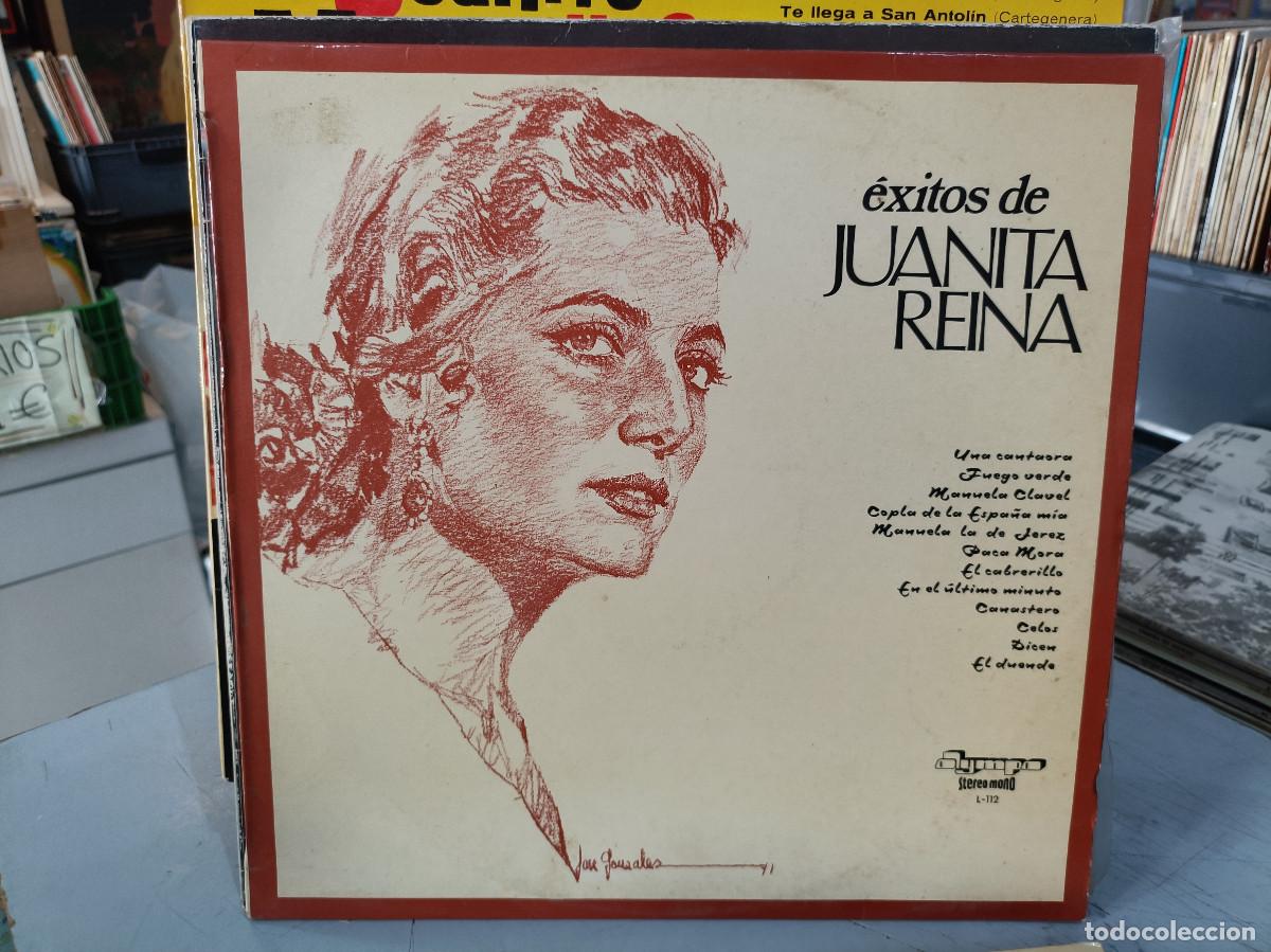 Discos de vinilo: Juanita Reina - Grandes &Eacute;xitos de Juanita Reina - LP. sello Olympo 1973