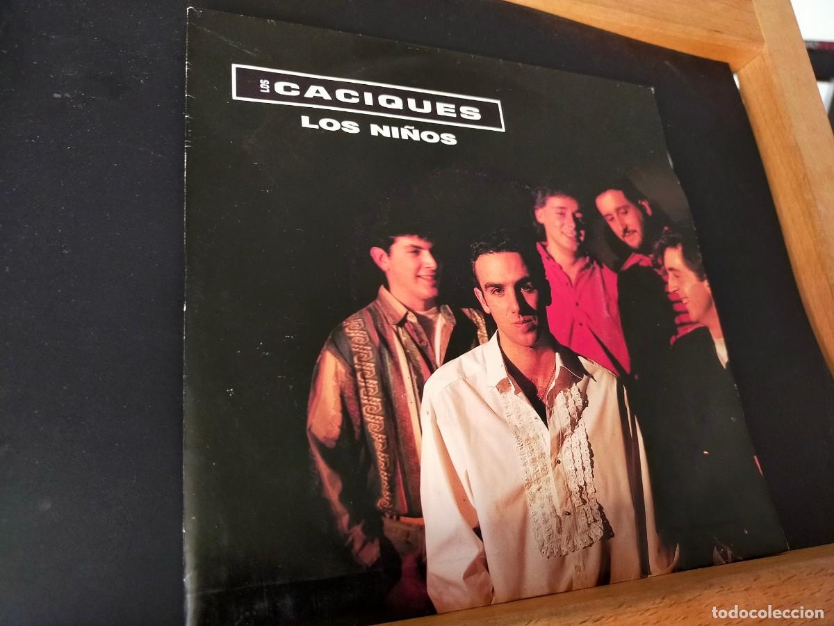 Discos de vinilo: LOS CACIQUES. LOS NI&Ntilde;OS. GASA. 1 TEMA AMBAS CARAS. 1993