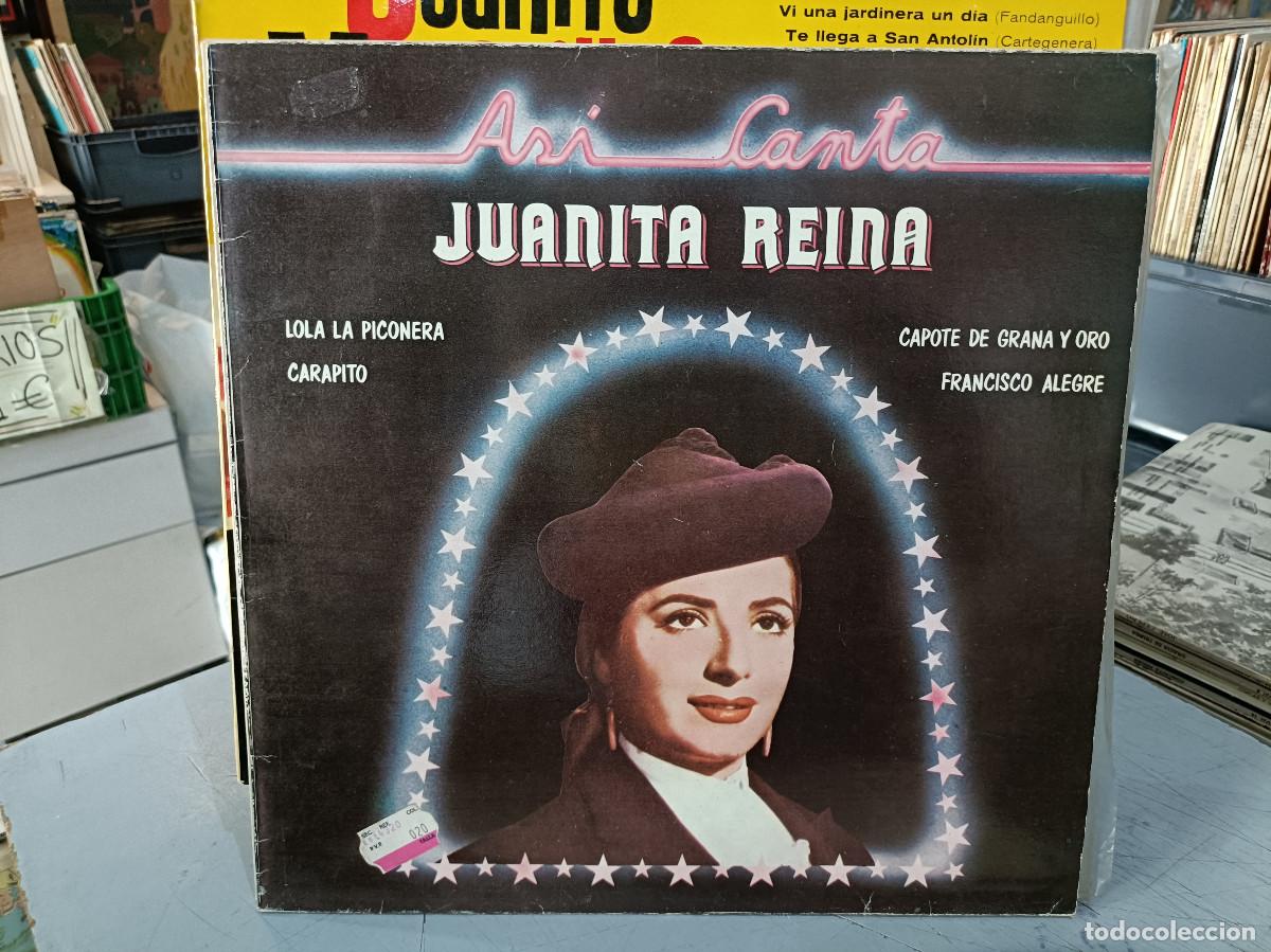 Discos de vinilo: Juanita Reina - As&iacute; canta Juanita Reina - LP. sello Odeon 1981