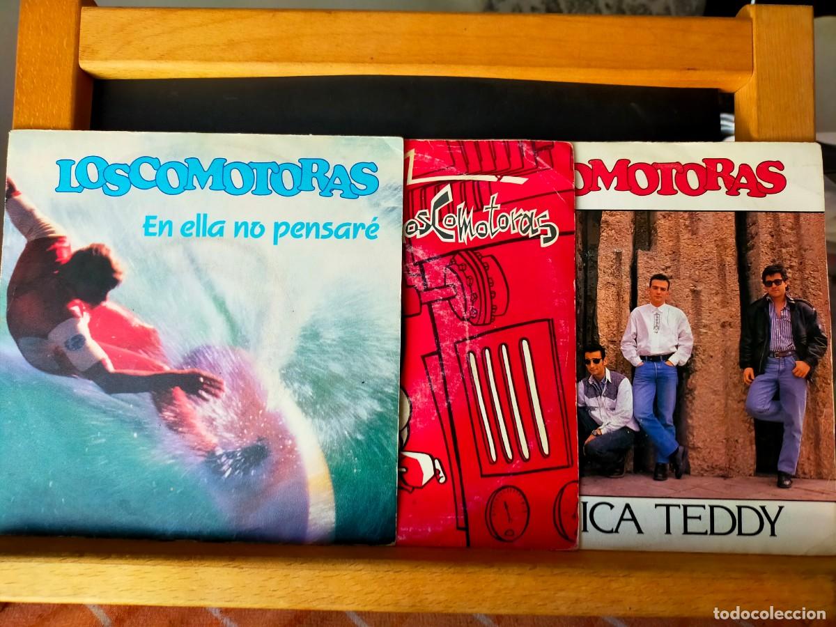 Discos de vinilo: LOSCOMOTORAS. LOTE DE 3 SINGLES. 2 TEMAS EN CADA DISCO. VIRGIN ESPA&Ntilde;A. 1989 - 1990