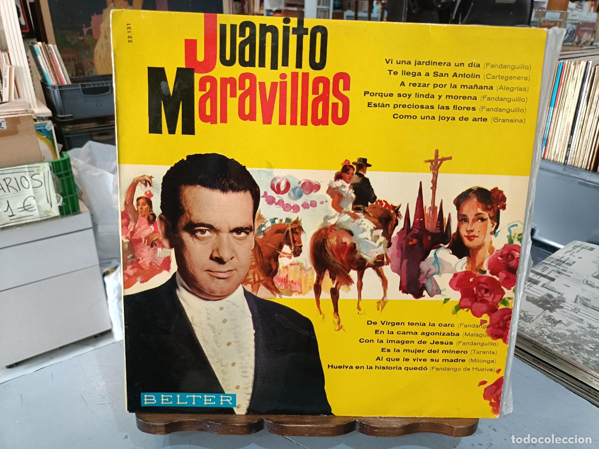 Discos de vinilo: Juanito Maravillas - Fandanguillo, Cartegenera, Alegr&iacute;as, Granaina, ... - LP. sello Belter 1967