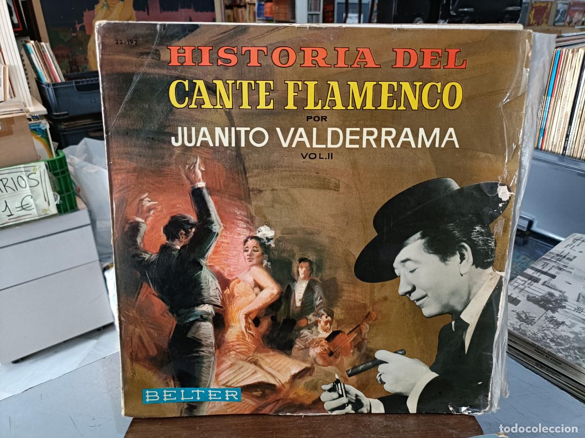 Disques de vinyle: Juanito Valderrama - Historia del Cante Flamenco por Juanito Valderrama, vol. II - LP. Belter 1968