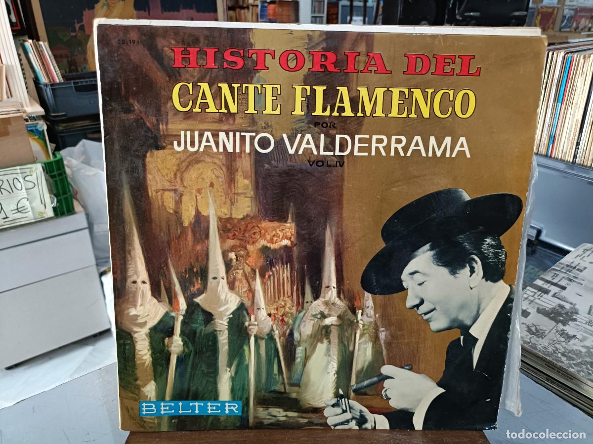 Dischi in vinile: Juanito Valderrama - Historia del Cante Flamenco por Juanito Valderrama, vol. IV - LP. Belter 1968