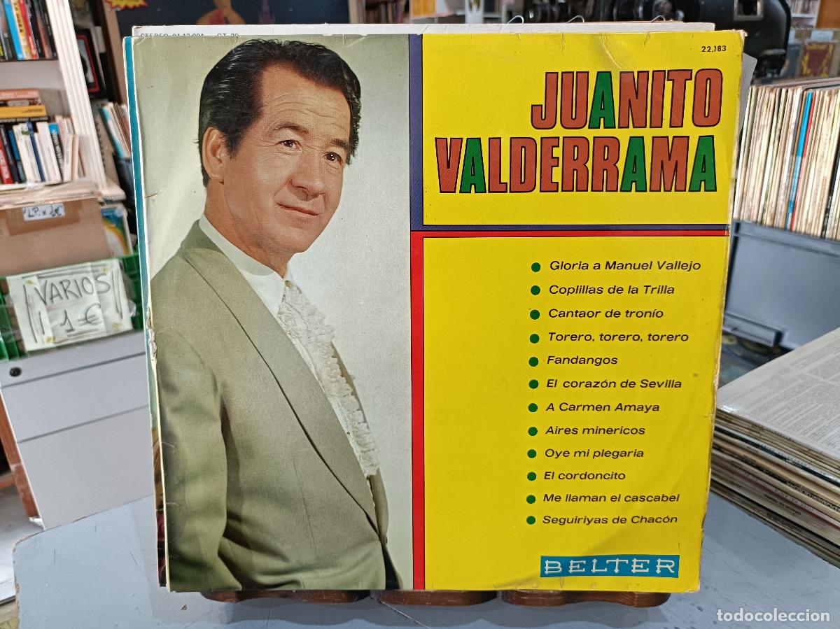 Discos de vinil: Juanito Valderrama - Gloria a Manuel Vallejo, Coplillas de la Trilla, ... - LP. Belter 1967