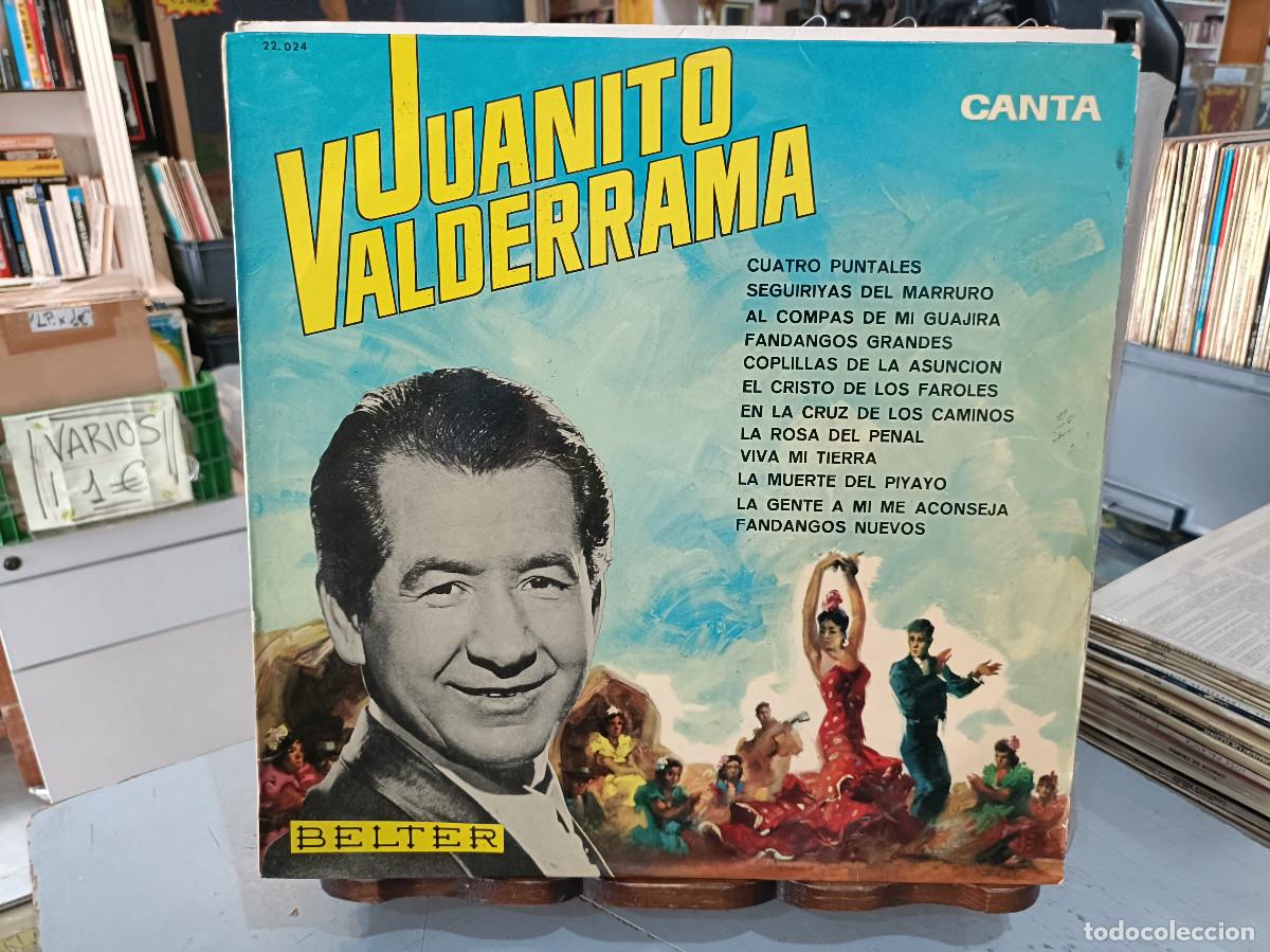 Vinyl records: Juanito Valderrama - Cuatro Puntales, Seguiriyas del Marruro, Vivia mi tierra, ... - LP. Belter 1966