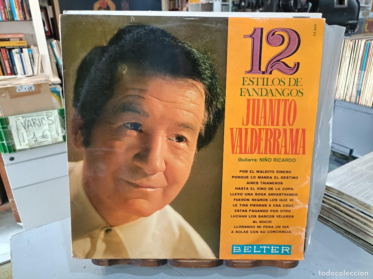 Discos de vinilo: Juanito Valderrama - 12 Estilos de Fandangos - LP. Belter 1969