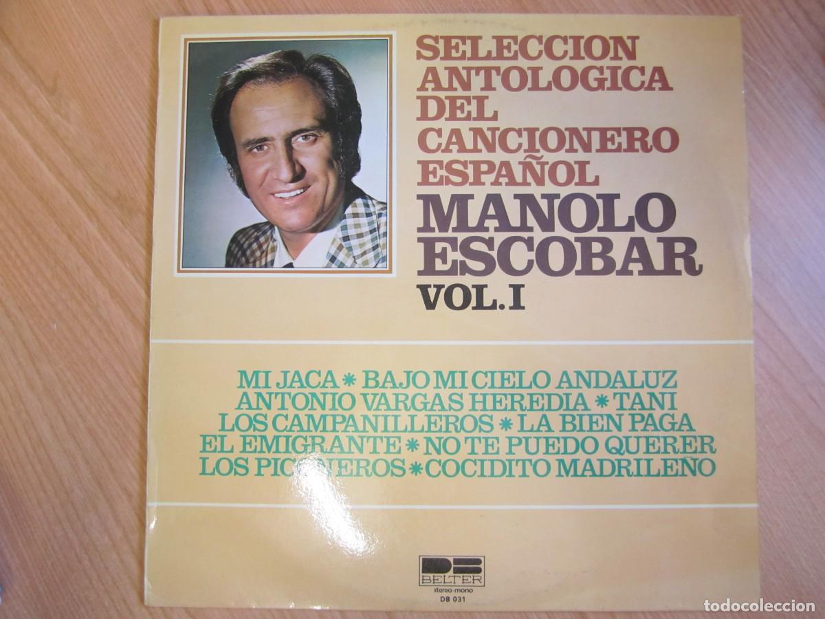 Vinyl records: disco vinilo manolo escobar seleccion antologica